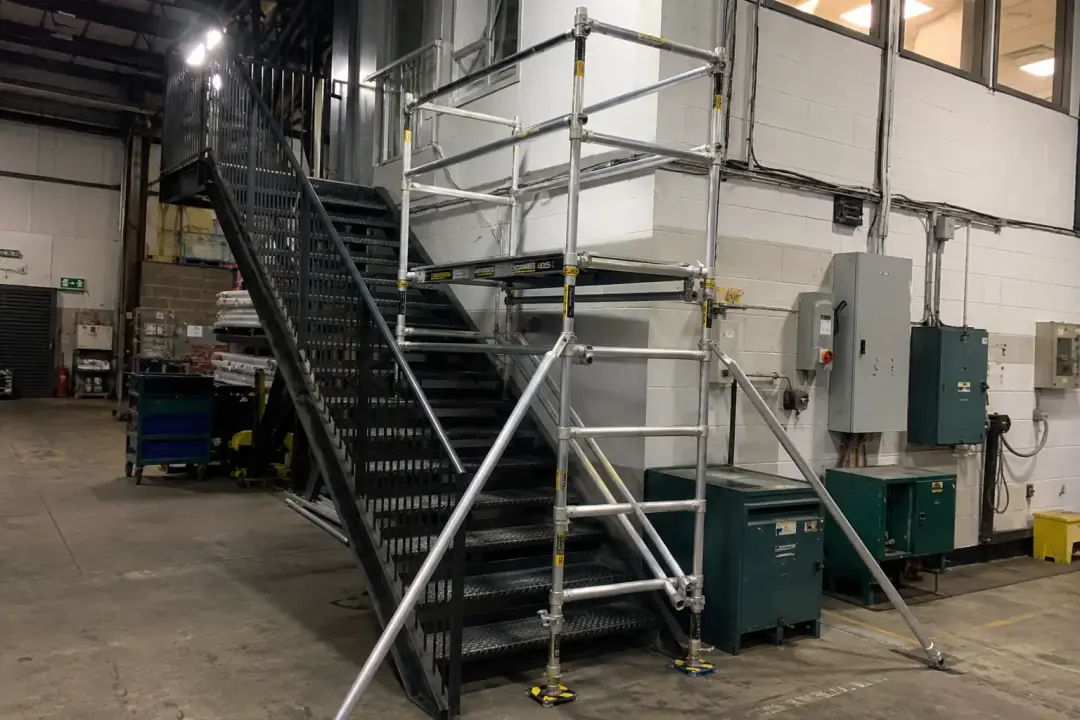 Working Above Steps and Landings